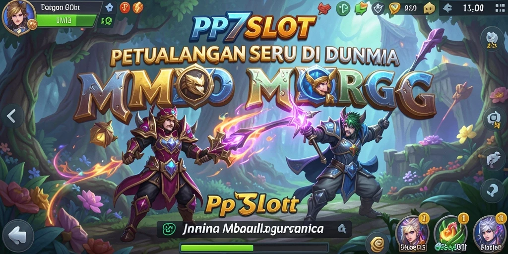Screenshot PP7SLOT menampilkan aksi bertempur yang seru dalam dunia MMORPG.