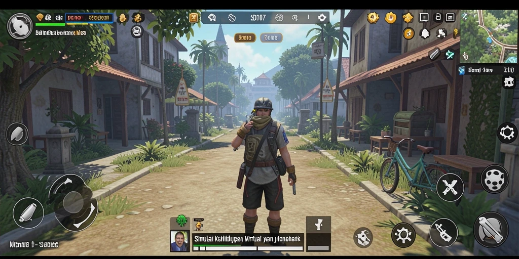 Tampilan screenshot gameplay SD107 menampilkan aktivitas menarik di dunia simulasi.