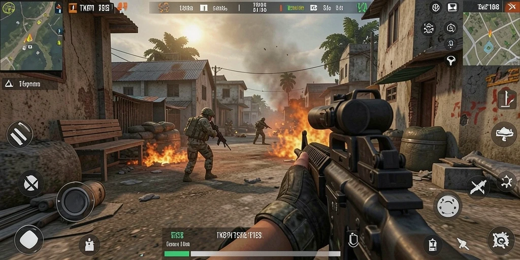 Gameplay TKP188 dengan aksi tembak-menembak yang intens dan mendebarkan.